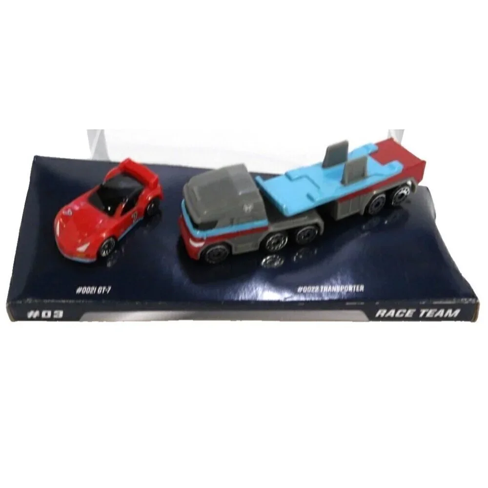 MICRO MACHINES Race Team #03 GT-7 & Transporter HASBRO 2020 NEW, PAGKAGE MISSING